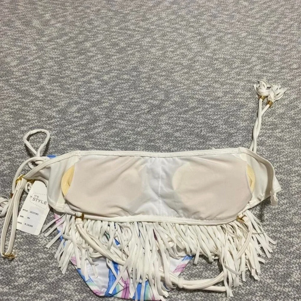 Coloured‎ bikini set top/bottoms Made in Korea 9M=girl 8-8 years old. SKU-A120